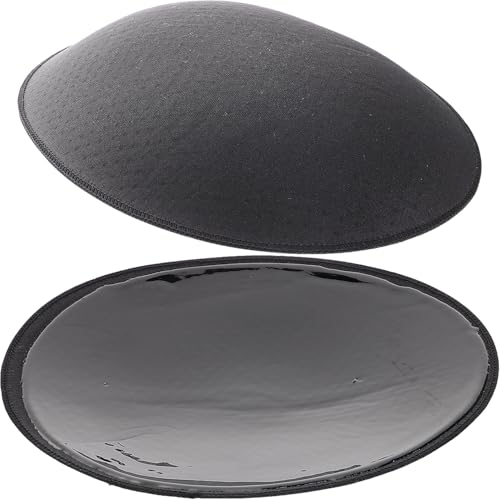 KOMBIUDA Almohadillas Adhesivas de Silicona para Realzar Glúteos Elástica Moldeadora y Cómoda para Mujer Ovalado Negro Talla