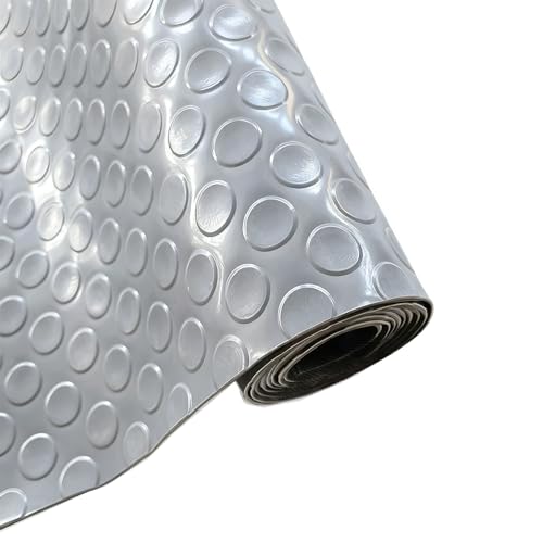 Alfombra de goma para garaje, alfombra de suelo de goma enrollada para sala de deporte, alfombrilla de protección antideslizante resistente de goma para taller, sótano, fábrica o sótano de