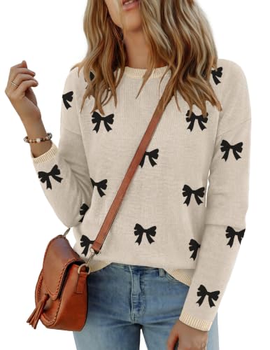 Image of Zeagoo Sweaters for Women Fall Outfits Trendy 2026 Long Sleeve Shirts Bussiness Casual Knit Pullover Sweater Tops