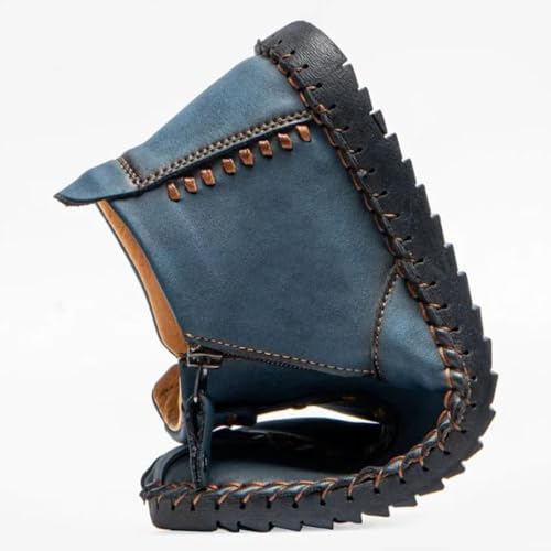 Phanile Mens Walking Shoes, Arch Support & Breathable and Light & Non-Slip Shoe,Men's Outdoor Light & Non-Slip Zipper Casual Comfy Waterproof Shoes4