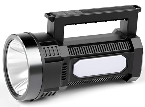 Image of Torch Lights Rechargeable Spotlight, 5 Light Modes, 1200mAh /1500 lumens Powerful LED Flashlight Waterproof, Lantern Flashlight for Indoor and Outdoor Emergency (WD-5020A)