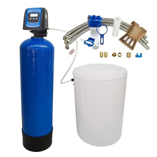 Adoucisseur d'eau bi bloc 20L fleck 5800 SXT complet