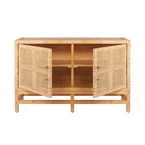 Tov Furniture Amara Natural Woven Rattan Buffet - Thumbnail 5