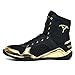 UKUBAG Mens Boxing Shoes High Top Wrestling Bodybuilding Footwear Breathable Fashion Kickboxing Sneakers Lightweight Fitness Shoes,Black,8