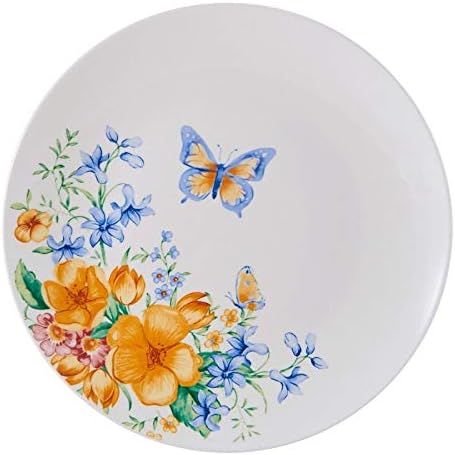 Unknown1 18pc Dinnerware Set Multi Color Floral Casual Round Porcelain 18 Piece Microwave Safe