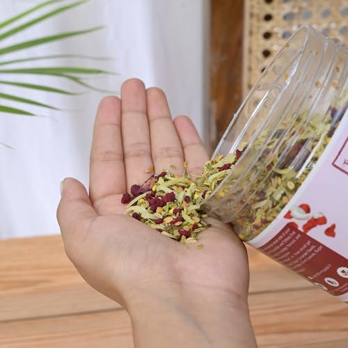 Image of Tummy Pops - Rose Fennel Mix | Refreshing & Flavorful Mouth Freshener | Sweet & Crunchy | 350gm Pack