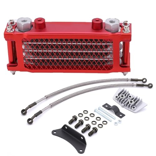 ��p���W�G�[�^�[ �o�C�N �I�[�g�o�C�I�C�����W�G�[�^�[��p�Z�b�g���g�I�C���N�[���[ 125cc 50-140cc ���j�o�[�T���_�[�g�o�C�N ATV ���g�N���X �I�C���N�[���[(Red-50cc-110cc-L)