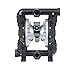 TDS DYI SHENG Air Operated Diaphragm Pump 1-1/2 inch Aluminum Alloy, Teflon Diaphragm, Side/Center Horizontal, transfer pump for Chemical Industrial, Waste Oil Pump, pneumatic oil pump, water pump