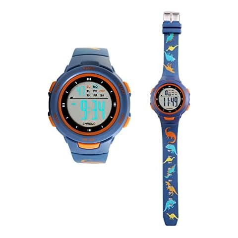 Kiddus Reloj Digital para niños. Resistente al Agua. LED. Cover
