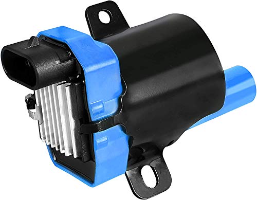 image for ENA Set of 8 Round Ignition Coil Pack with 8 Platinum Spark Plug and 8