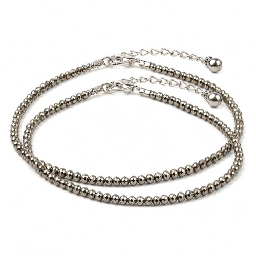 Image of Natural Pyrite Anklet for Women and Girls, Original Pyrite Anklet