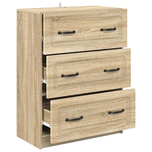 Commode en bois chêne Sonoma pour résoudre le manque de rangement