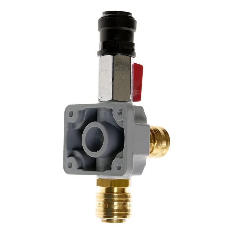 Druckluftverteiler EMASK 12-1/1 Ø 12 mm Kupplung 2-fach Kunststoff Steckverbinde