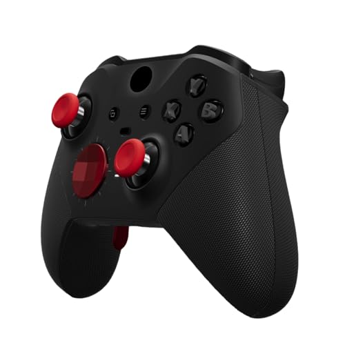 Image of KanKanGou DIY Customised Elite Series 2 Controller Compatible for Xbox Elite Series 2 Controller-Black&Red,Gaming Controller Compatible With Xbox Series S /X,Xbox One,with Accessory Bag [video game]