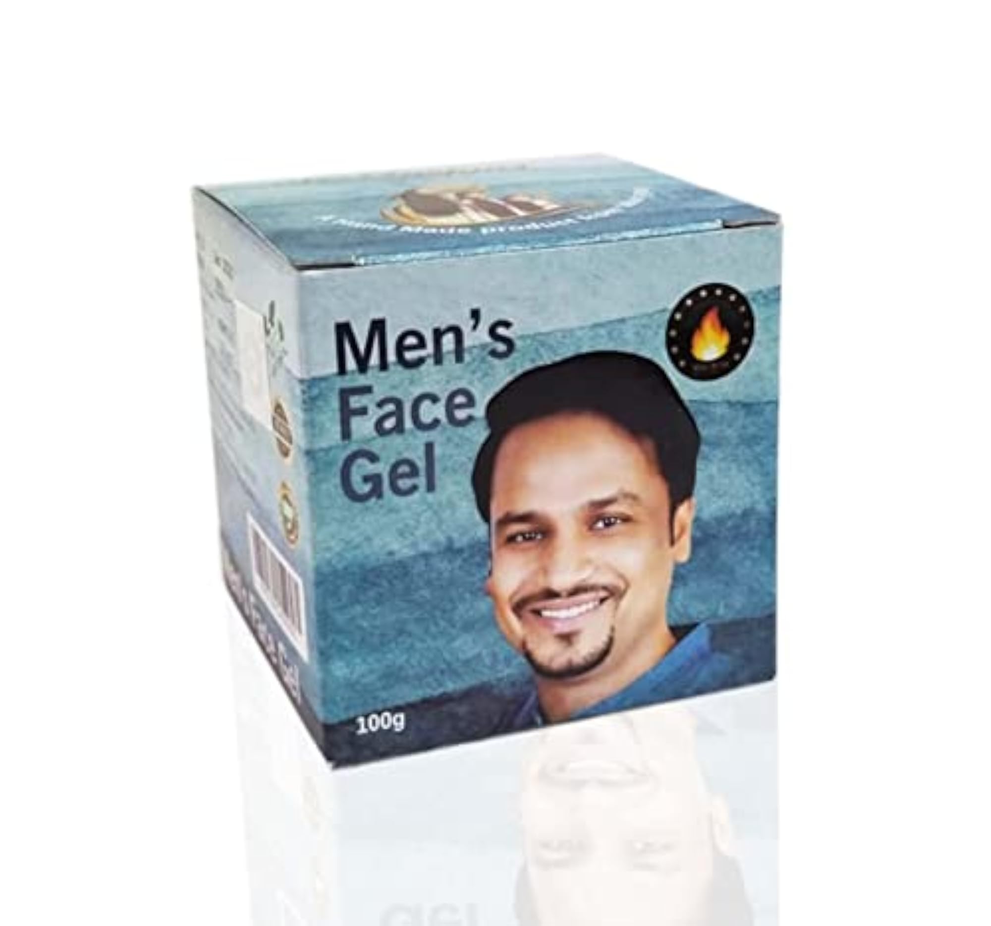 Men's Face Gel & Shampoo Combo with Honey & Aloe Vera