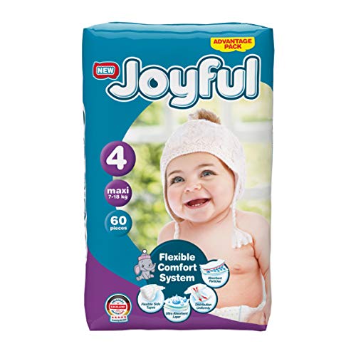 Joyful Tamaño 4 Maxi Pañales Pack de 60