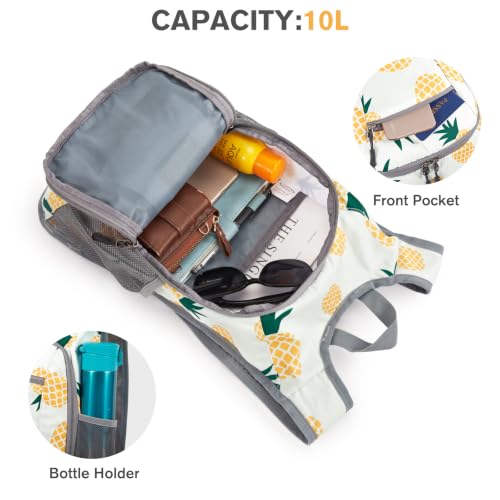 Image of G4Free 10L /15L Hiking Backpack Lightweight Packable Hiking Daypack Small Travel Outdoor Foldable Shoulder Bag