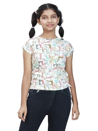 Image of Cotton Casual Regular Fit Tops for Girls (Pack of 1)