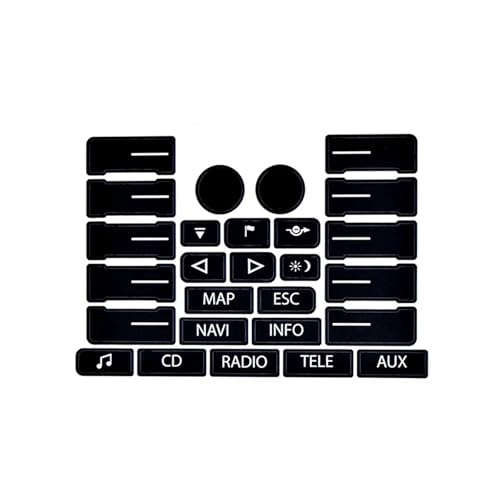 Boutons de console centrale VW Touareg 2004-2009 autocollants de réparation