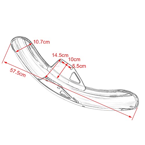 Garde-Boue Couvercle de Roue Moto GN125 Accessoire Carénage Arrière