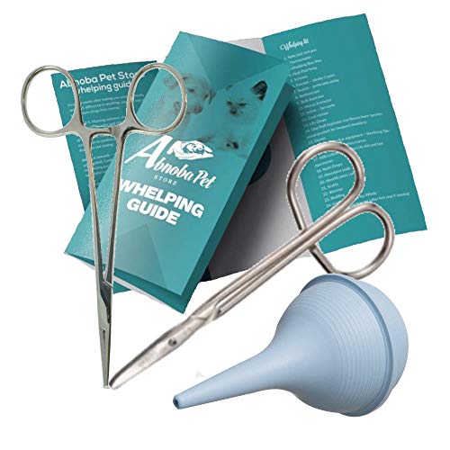 Alpha Dog Essential Puppy Kitten Whelping Kit Supplies Bulb Aspirator Multi-Coloured