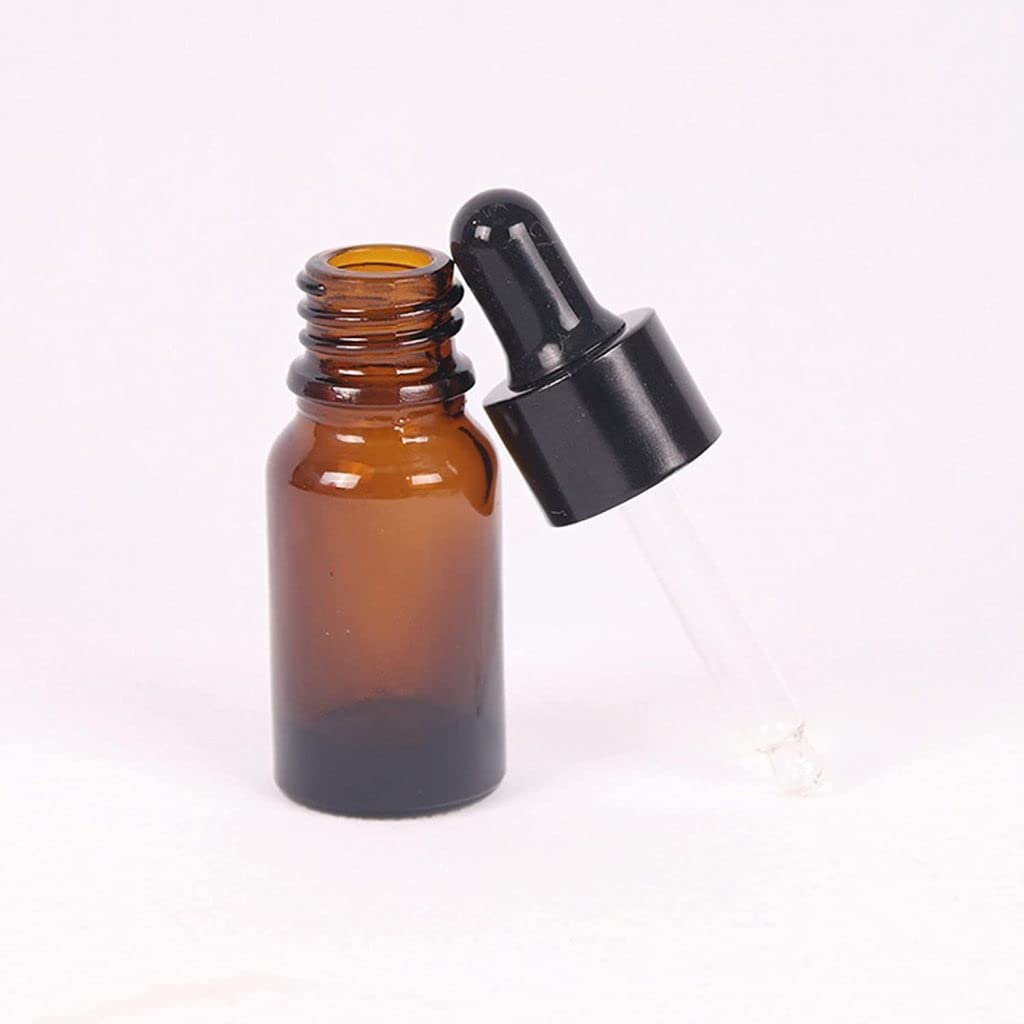 Botellas con cuentagotas Cristal Marron 15 ml para Aceites Esenciales