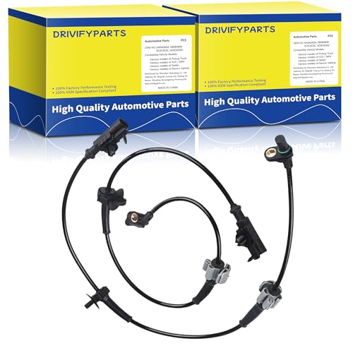 ABS Wheel Speed Sensor Front Left Right fit for Chevrolet & GMC Models：Silverado 1500, Tahoe, Avalanche, Suburban 1500, Sierra 1500, Yukon, Yukon XL 1500, 2007 2008 2009 2010 2011 2012 2013 15229012