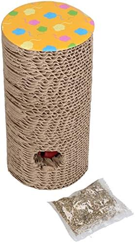 Cat 'n ' Caboodle, Claw-n-Roll Scratch Pad for Cats, Grey