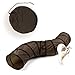 PAWZ Road Cat Toys S Way Cat Collapsible Tunnel for Fat Cat Upgraded Version 12" Diameter Brown