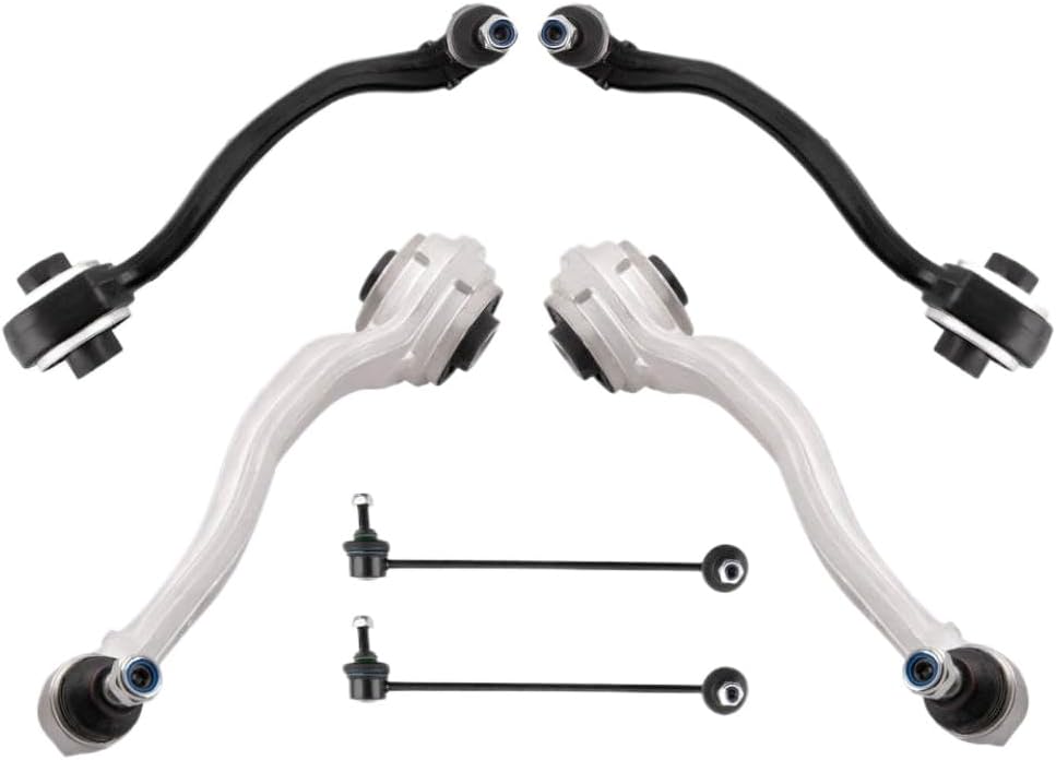 Suspension Front Upper And Lower Wishbone Arms Links Set Compatible With C-Class