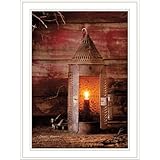 Trendy Decor 4U HOO125-226G Tinner's Lantern Wall Art By Irvin Hoover - Rustic Still Life 21' H x 15' W