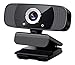 Produktbild Merisny Webcam Full HD 1080P mit Mikrofon Geräuschunterdrückendem USB 2.0 Plug & Play für PC Laptop Desktop Webkamera mit Drehbarem Clip für Videoanrufe,Live-Streaming,Spiele und Konferenzen