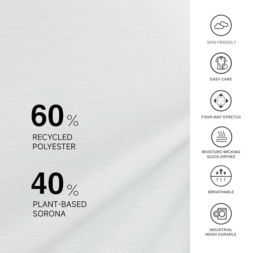 LAMBDA ACADIA Terra Raglan Underscrub for Men – Warm & Breathable, Long Sleeve, Crew Neck Undershirt for Healthcare(Vaporous Gray, Regular, Medium)