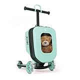 Patinete e Mochila Infantil 2 em 1 Verde Yuupi