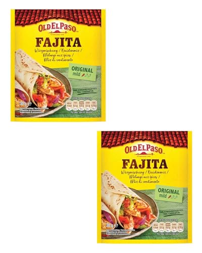 Old El Paso Fajita Würzmischung – Fertiger Gewürzmix für mexikanische Fajitas – 1 x 30 g...