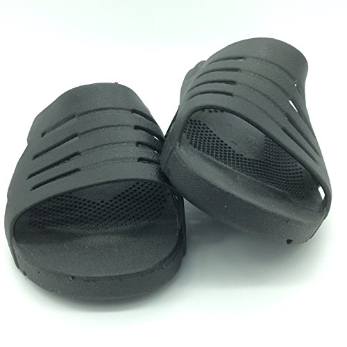 Okabashi Men's Eurosport Slides (Black, Ml) | Slides W/Arch Support | Versatile Muscle Recovery & Shower Shoe #TOP7