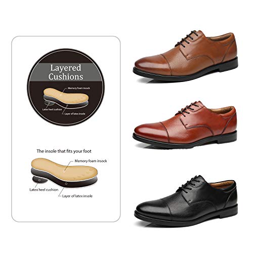 La Milano Sapatos masculinos de couro largo sem cadarço com bico quadrado e mocassim masculino confo