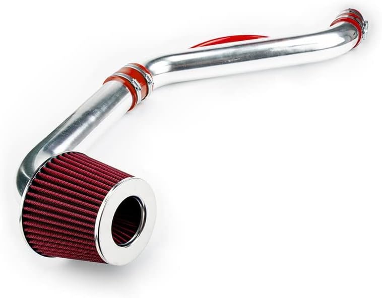 KAC Air Intake Kit, Cold Air Intake System Kits w/Filter Aluminum Compatible with 1994-2002 Accord 2.2L/2.3L L4 (Red)