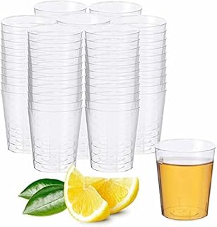 LORD CIG Disposable Plastic Shot Multi Use Durable Glasses for Indoor Outdoor Use BBQs, Picnics, Weddings and Camping, Beach, Festival Strong Durable Hard Plastic, Quality Crystal Clear (30, 30ml)