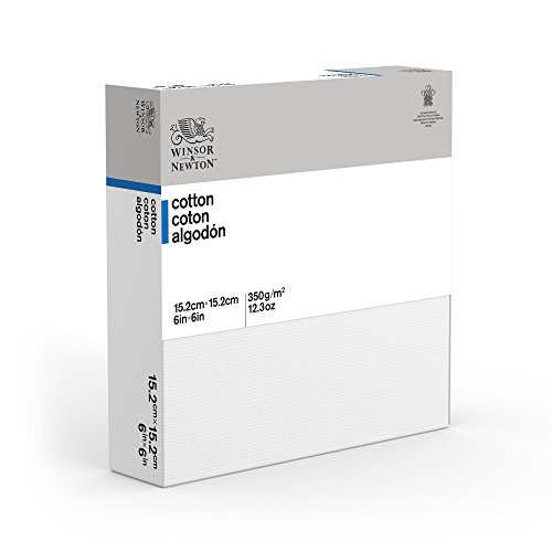 Winsor & Newton 6 x 6-Inch Classic Cotton Deep Edge Canvas, off-white, 6 x 6 Inches