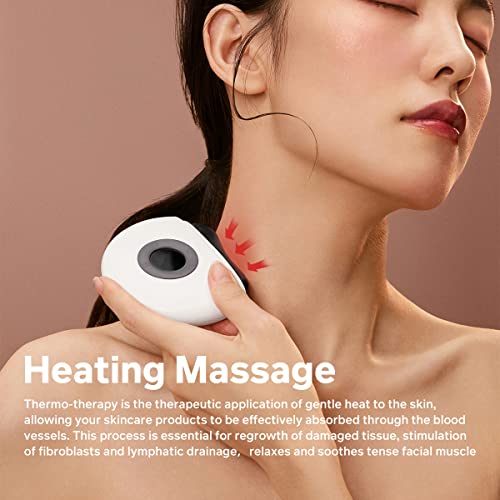 Gua Sha Facial Tools,Zdeer Electric Gua Sha With Heat & Vibration Face Massager,Gua Sha Stone Guasha Tool For Face,Anti-Aging & Wrinkles,Puffiness,Double Chin Reducer,Tension Relief(Black) #TOP1