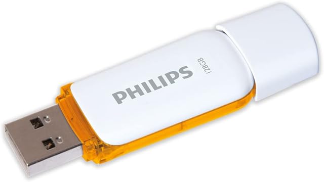 Philips Pamięć USB 128 GB pamięci USB 2.0 Flash Drive Snow Edition do komputera, laptopa, komputera, odczytu danych do 25 MB/s
