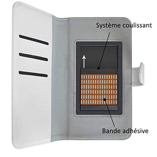Étui Portefeuille Flip Pour Crosscall Trekker X3 - Protection 360°, 3 Fentes Cartes, Similicuir Noir