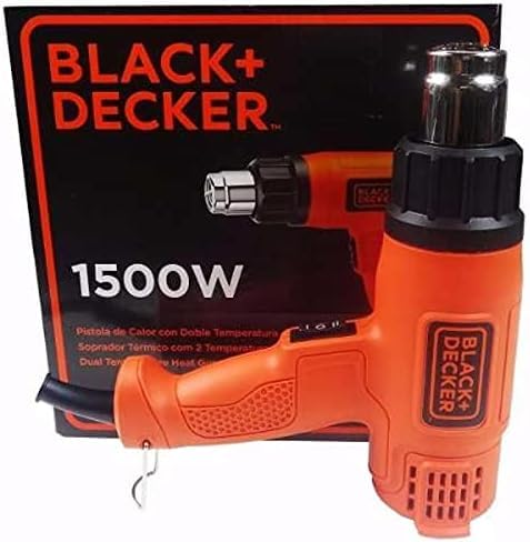 Black Decker Soprador Térmico 1500W, para Instalação de Tubos de PVC, Modelo HG1500, 110V