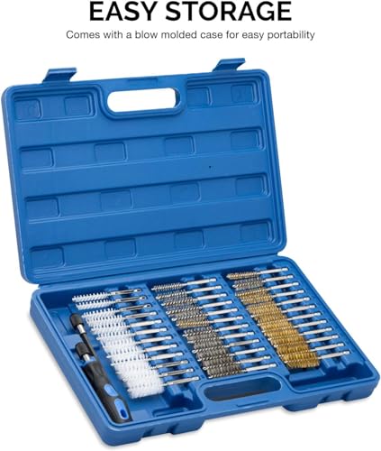 Neiko 00325A Wire Brush Drill Attachments With 1/4-Inch Hex Shank, Sae And Mm Brushes Assortment thumb #9