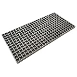 INTBUYING 39.6''x19.2'' Fiberglass Molded Grating Panel Fiberglass Floor Grating FRP Grate 1.5'' Thickness Durable Molded Pit Grating (1 Piece 3.3ft×1.6ft)
