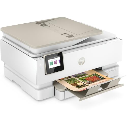 HP Envy Inspire 7920e, 242Q0B, Imprimante Multifonction à Jet d'Encre A4 Couleur, Recto Verso Automatique, 22 ppm, Wi-Fi, HP Smart, 3 mois de forfait Instant Ink gratuit, Blanche