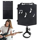 Lira de marcha | Soporte de lira musical para trompeta para libros, accesorios de instrumentos de cuerda, instrumento musical para conductor, atril, guitarra, violín, piano, ukelele