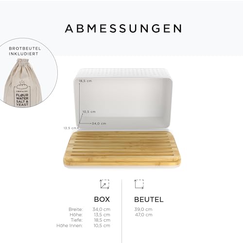 Brotkasten aus Bambus und Metall von LARS NYSØM