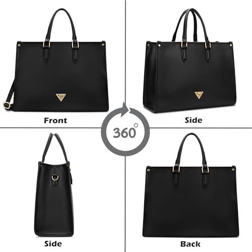 Image of Lavie Signature Women's Madisson Box 15 Inch Laptop Tote Handbag | Tote Bag for Work | Ladies Purse | Stylish Shoulder Bag | Gift for Women